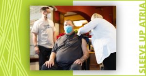 Atria “sleeves up” for the first COVID-19 vaccines