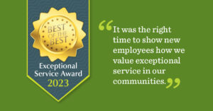 Expanded Exceptional Service Award Offers Greater Recognition, Larger Bonuses