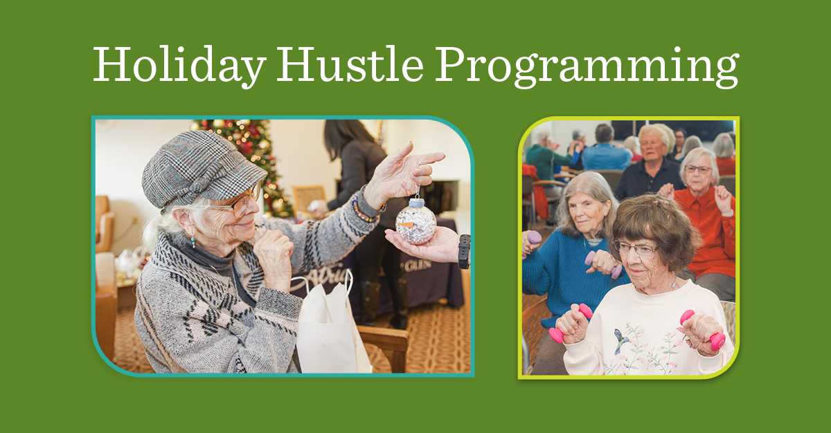 Atria residents enjoying holiday activities and events